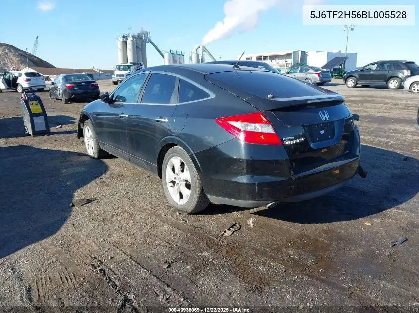 5J6TF2H56BL005528 2011 Honda Accord Crosstour Ex-L
