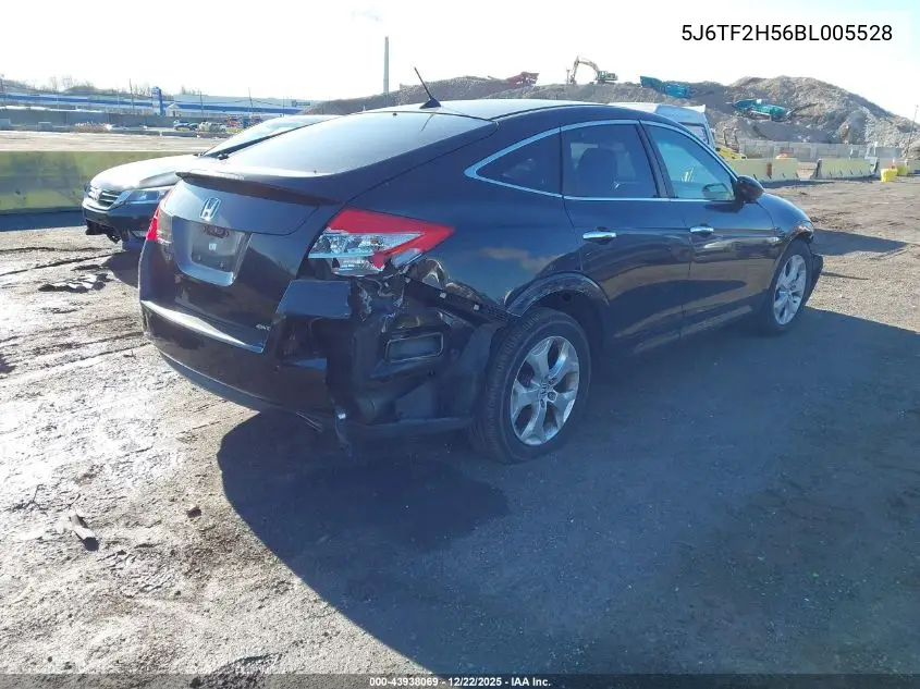 5J6TF2H56BL005528 2011 Honda Accord Crosstour Ex-L