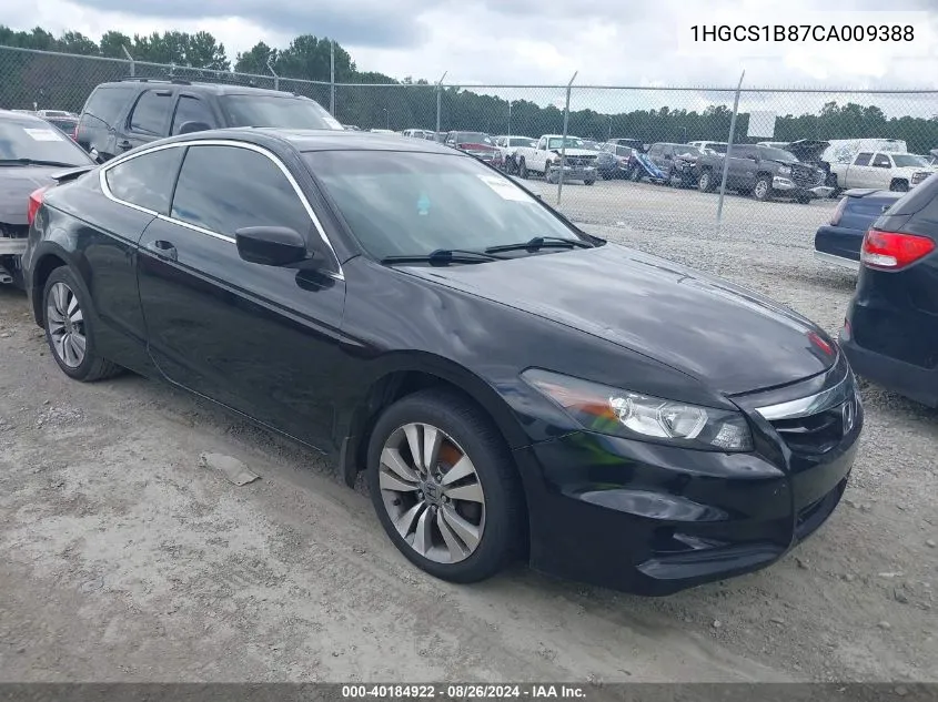 2012 Honda Accord 2.4 Ex-L VIN: 1HGCS1B87CA009388 Lot: 40184922