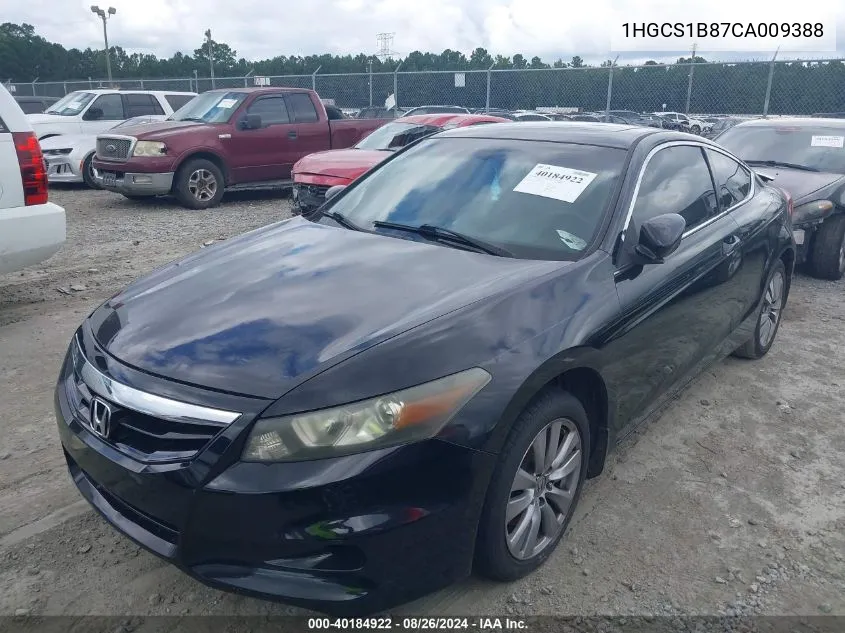 1HGCS1B87CA009388 2012 Honda Accord 2.4 Ex-L