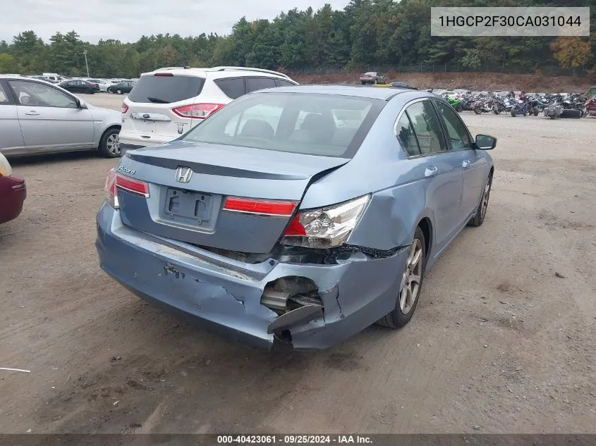 2012 Honda Accord 2.4 Lx VIN: 1HGCP2F30CA031044 Lot: 40423061