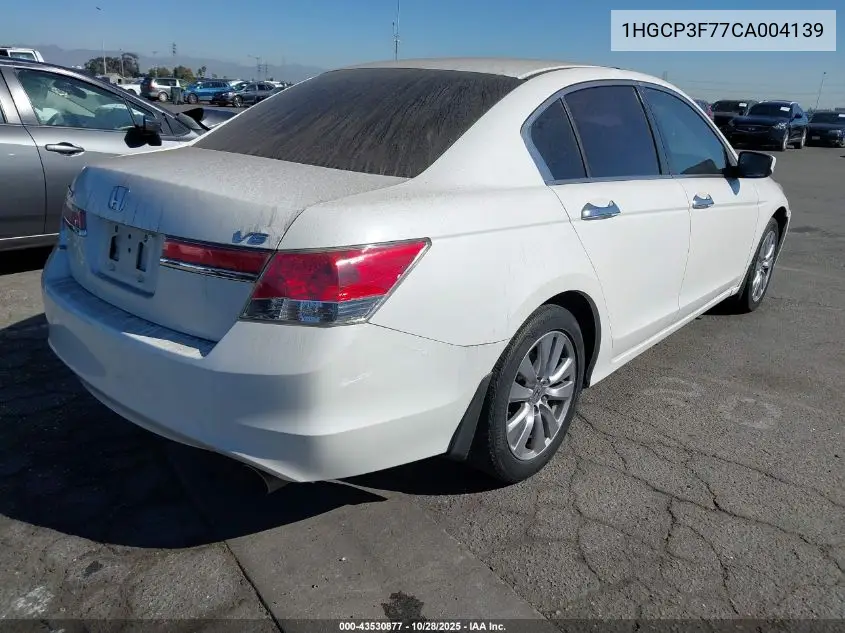 1HGCP3F77CA004139 2012 Honda Accord 3.5 Ex