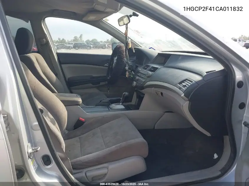 1HGCP2F41CA011832 2012 Honda Accord 2.4 Lx-P