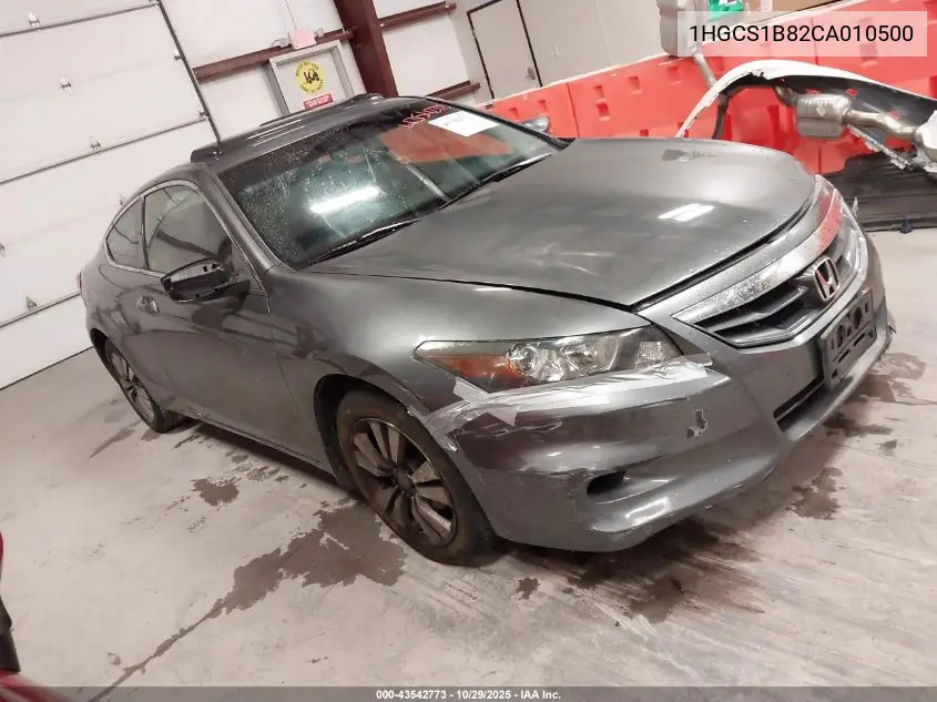 1HGCS1B82CA010500 2012 Honda Accord Exl