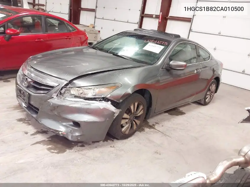 1HGCS1B82CA010500 2012 Honda Accord Exl