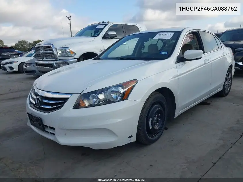 1HGCP2F46CA088762 2012 Honda Accord 2.4 Lx-P