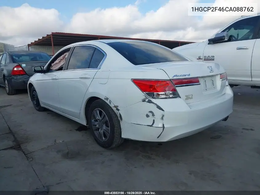 1HGCP2F46CA088762 2012 Honda Accord 2.4 Lx-P