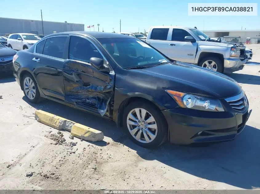 1HGCP3F89CA038821 2012 Honda Accord 3.5 Ex-L