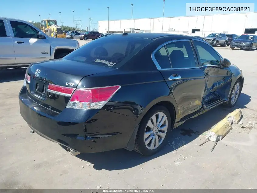 1HGCP3F89CA038821 2012 Honda Accord 3.5 Ex-L