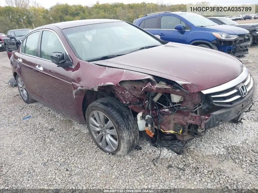 1HGCP3F82CA035789 2012 Honda Accord 3.5 Ex-L