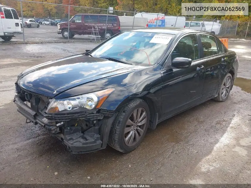 1HGCP2F8XCA062569 2012 Honda Accord 2.4 Ex-L
