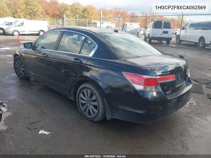 1HGCP2F8XCA062569 2012 Honda Accord 2.4 Ex-L
