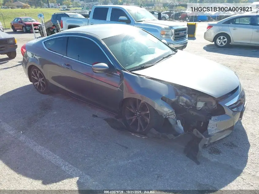 1HGCS1B30CA009821 2012 Honda Accord 2.4 Lx-S