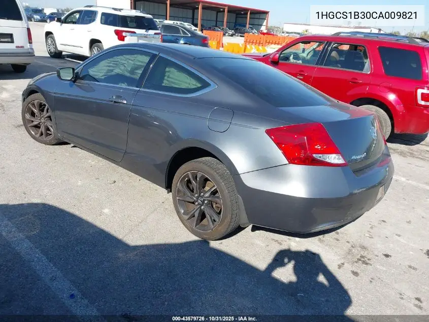 1HGCS1B30CA009821 2012 Honda Accord 2.4 Lx-S