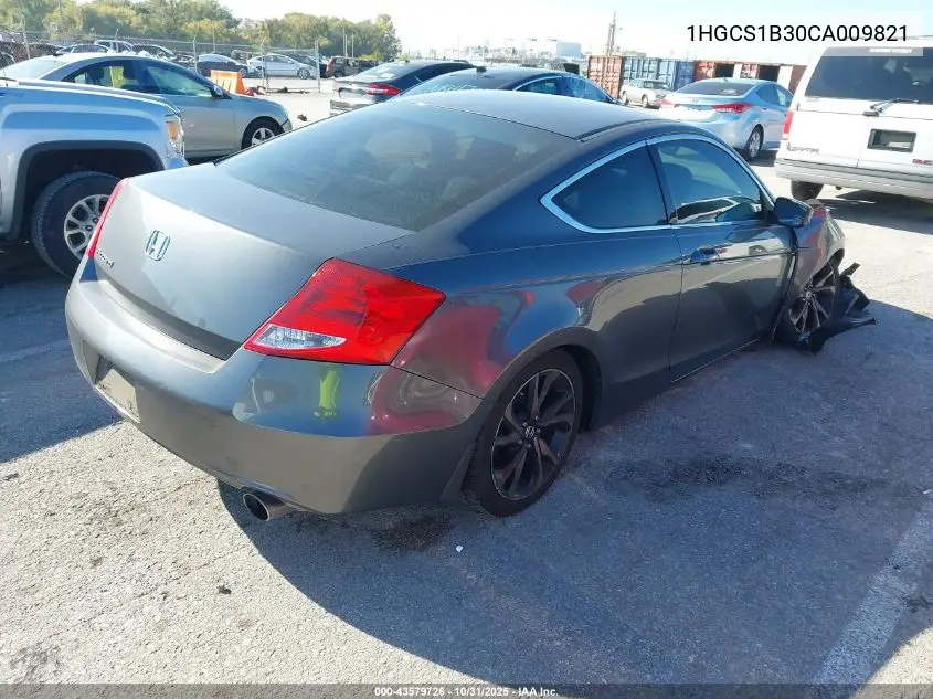 1HGCS1B30CA009821 2012 Honda Accord 2.4 Lx-S