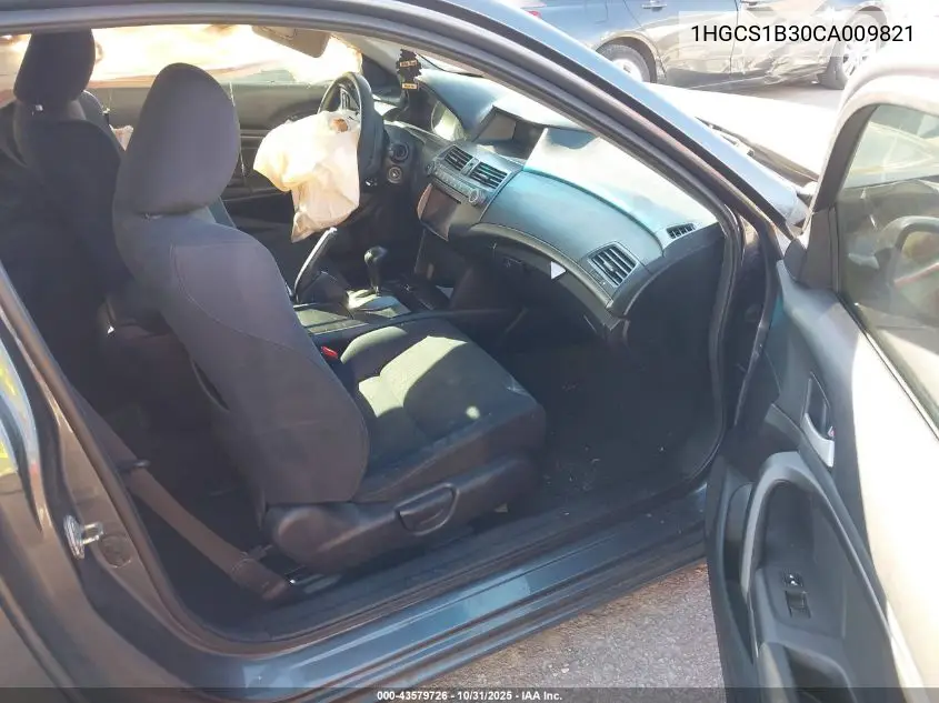 1HGCS1B30CA009821 2012 Honda Accord 2.4 Lx-S