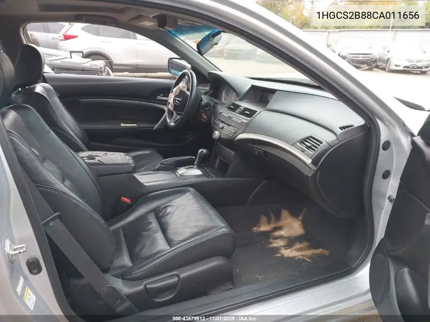 1HGCS2B88CA011656 2012 Honda Accord 3.5 Ex-L