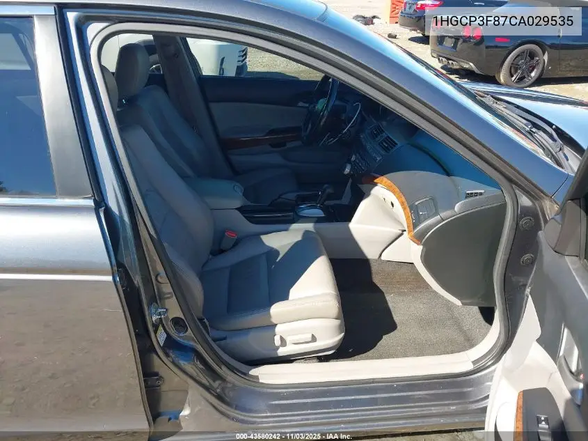 1HGCP3F87CA029535 2012 Honda Accord 3.5 Ex-L