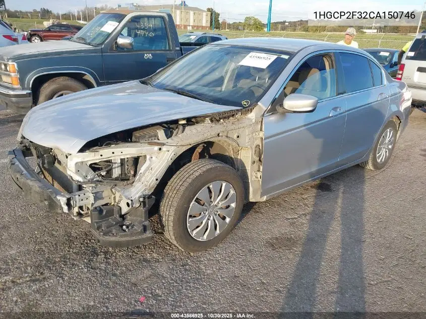 1HGCP2F32CA150746 2012 Honda Accord 2.4 Lx