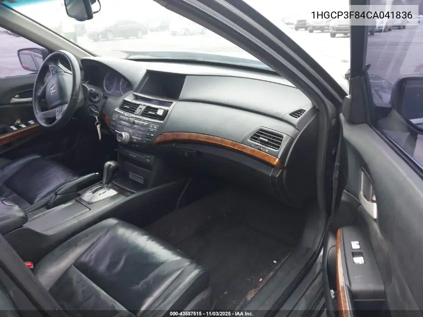 1HGCP3F84CA041836 2012 Honda Accord 3.5 Ex-L