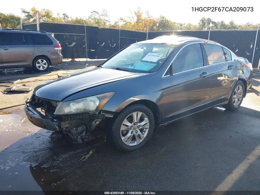 1HGCP2F67CA209073 2012 Honda Accord 2.4 Se