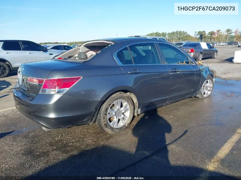 1HGCP2F67CA209073 2012 Honda Accord 2.4 Se