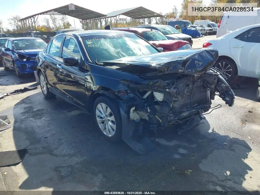 1HGCP3F84CA028634 2012 Honda Accord 3.5 Ex-L