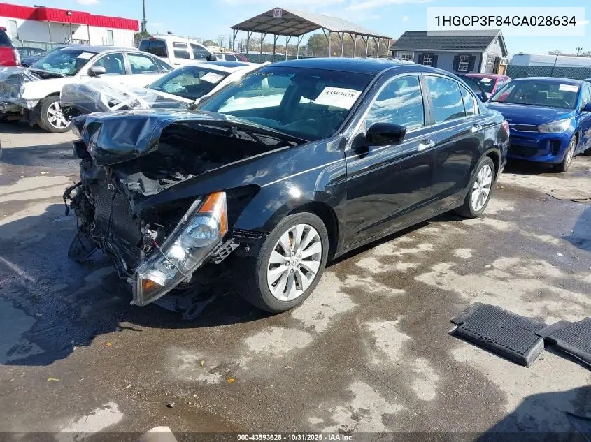 1HGCP3F84CA028634 2012 Honda Accord 3.5 Ex-L