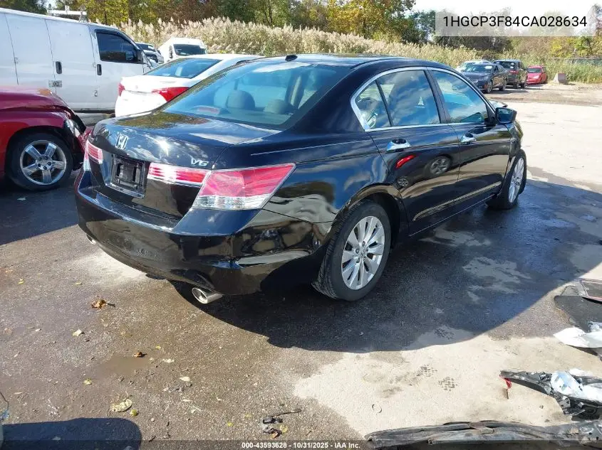 1HGCP3F84CA028634 2012 Honda Accord 3.5 Ex-L