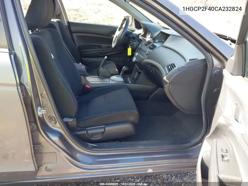 1HGCP2F40CA232824 2012 Honda Accord 2.4 Lx-P