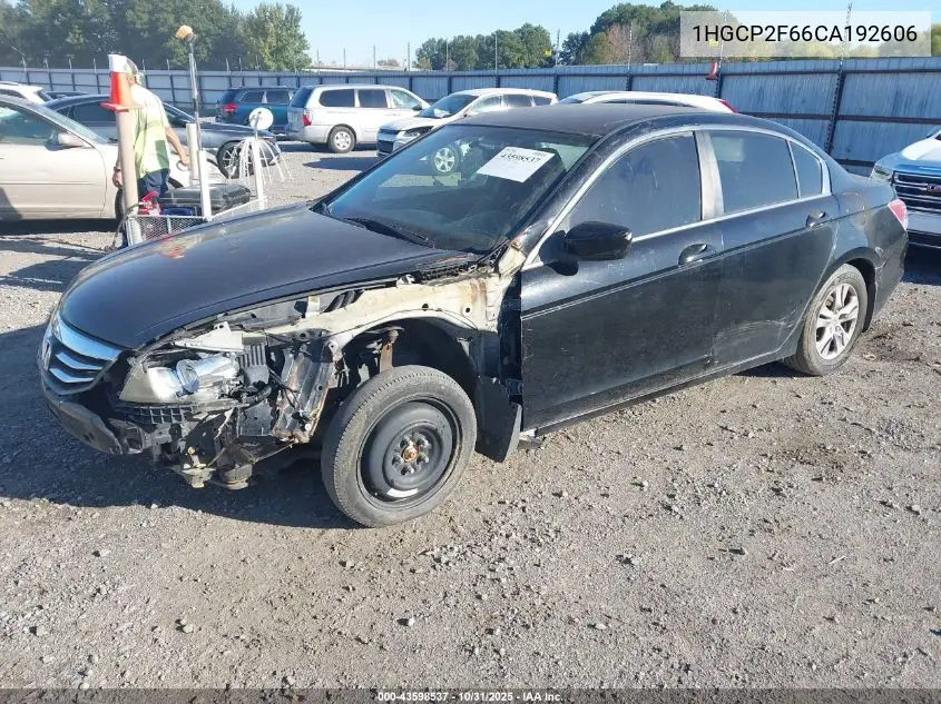 1HGCP2F66CA192606 2012 Honda Accord 2.4 Se