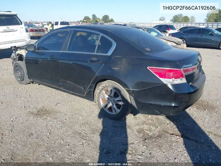 1HGCP2F66CA192606 2012 Honda Accord 2.4 Se