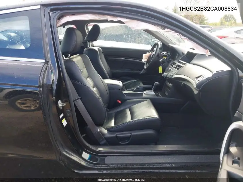 1HGCS2B82CA008834 2012 Honda Accord 3.5 Ex-L