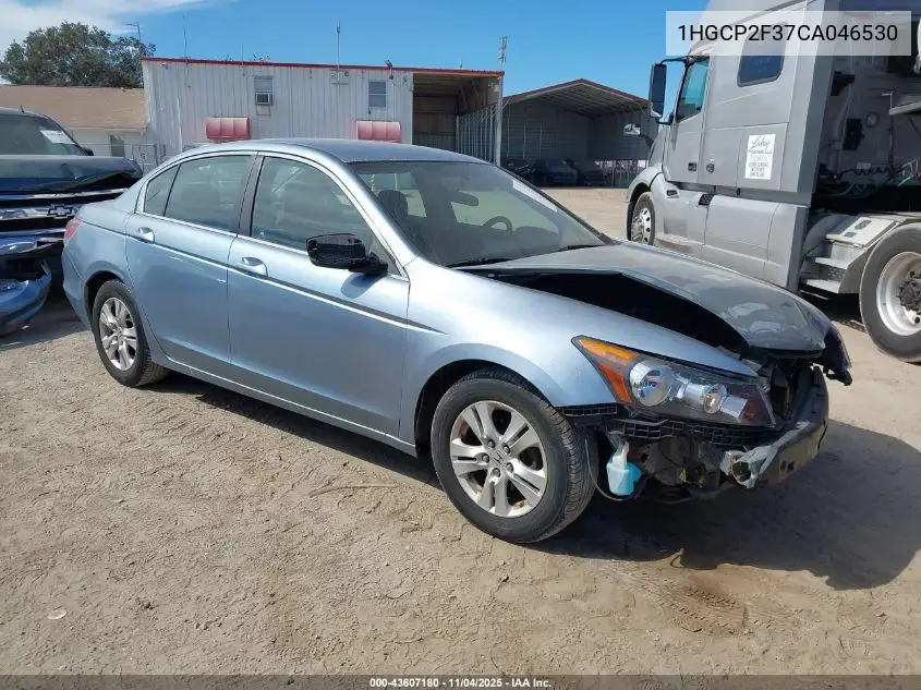 1HGCP2F37CA046530 2012 Honda Accord 2.4 Lx
