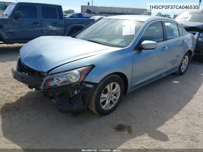 1HGCP2F37CA046530 2012 Honda Accord 2.4 Lx