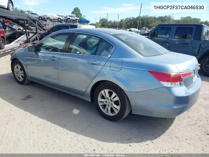 1HGCP2F37CA046530 2012 Honda Accord 2.4 Lx