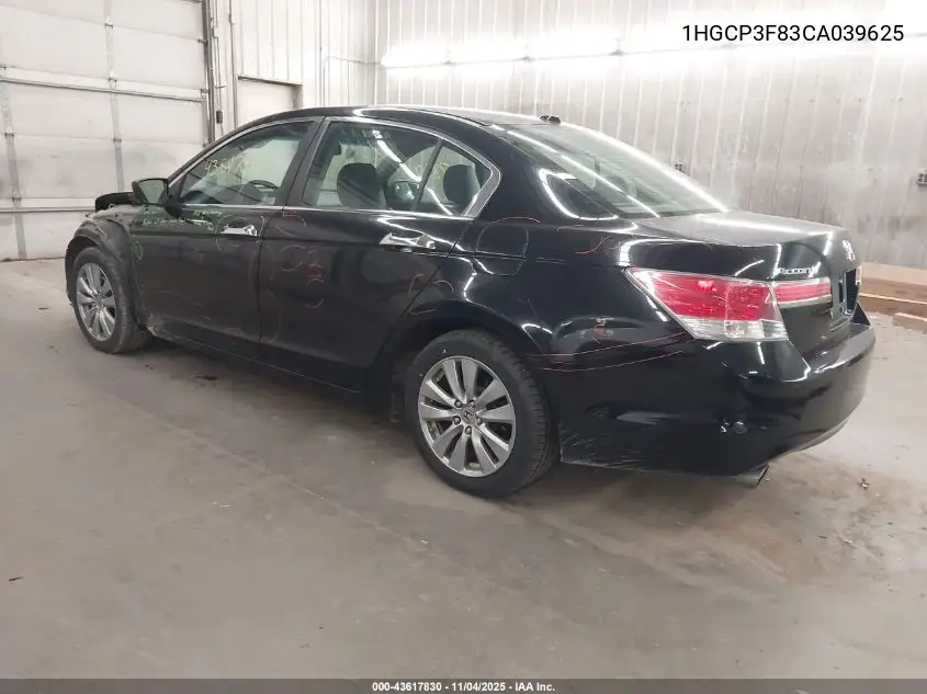 1HGCP3F83CA039625 2012 Honda Accord 3.5 Ex-L