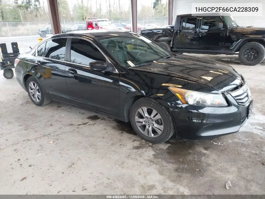 1HGCP2F66CA228309 2012 Honda Accord 2.4 Se
