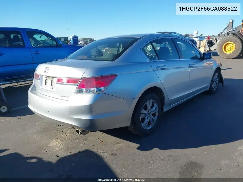 1HGCP2F66CA088522 2012 Honda Accord 2.4 Se