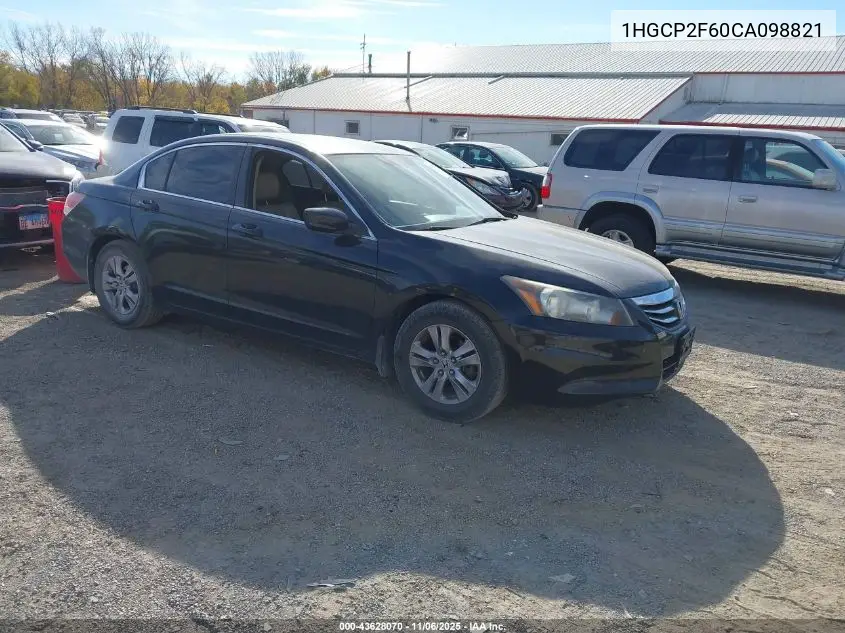 1HGCP2F60CA098821 2012 Honda Accord 2.4 Se