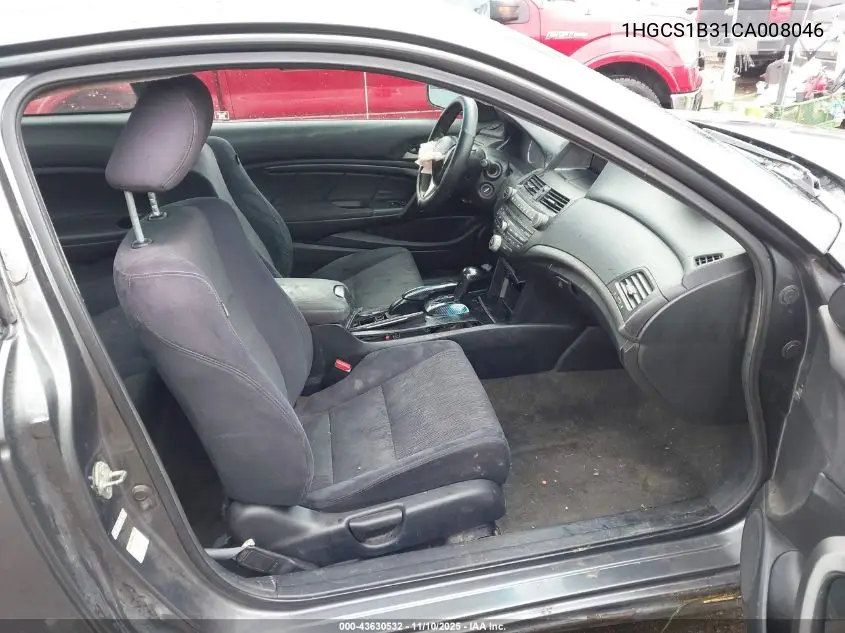 1HGCS1B31CA008046 2012 Honda Accord 2.4 Lx-S