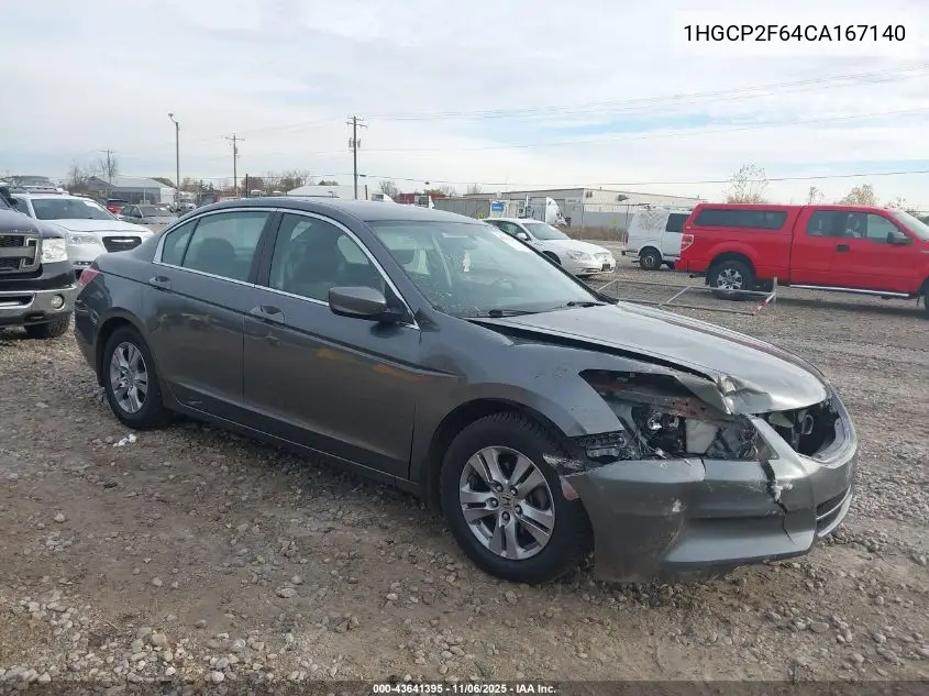 1HGCP2F64CA167140 2012 Honda Accord 2.4 Se