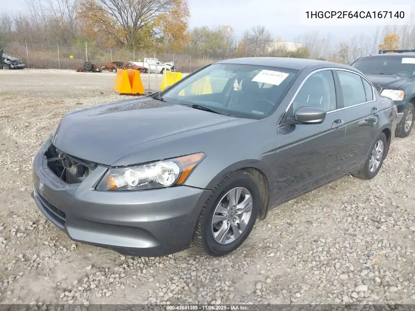 1HGCP2F64CA167140 2012 Honda Accord 2.4 Se