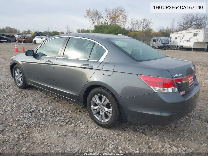 1HGCP2F64CA167140 2012 Honda Accord 2.4 Se