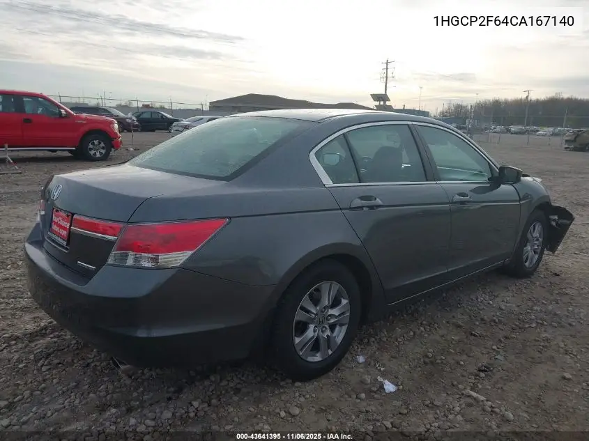1HGCP2F64CA167140 2012 Honda Accord 2.4 Se