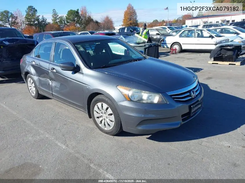 1HGCP2F3XCA079182 2012 Honda Accord 2.4 Lx