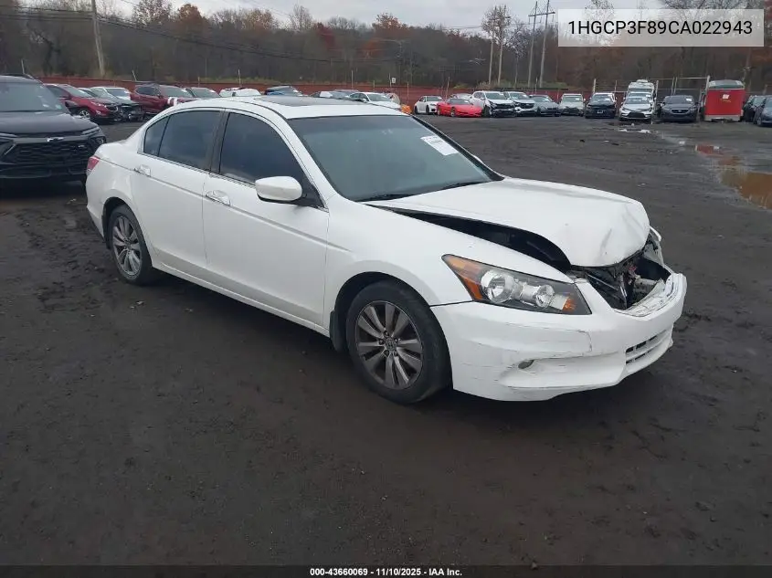 1HGCP3F89CA022943 2012 Honda Accord 3.5 Ex-L