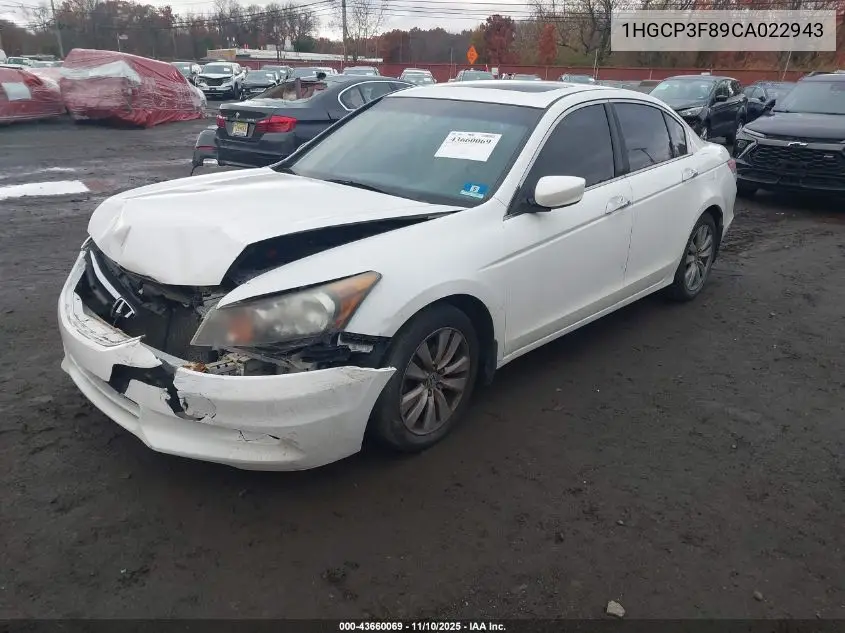 1HGCP3F89CA022943 2012 Honda Accord 3.5 Ex-L