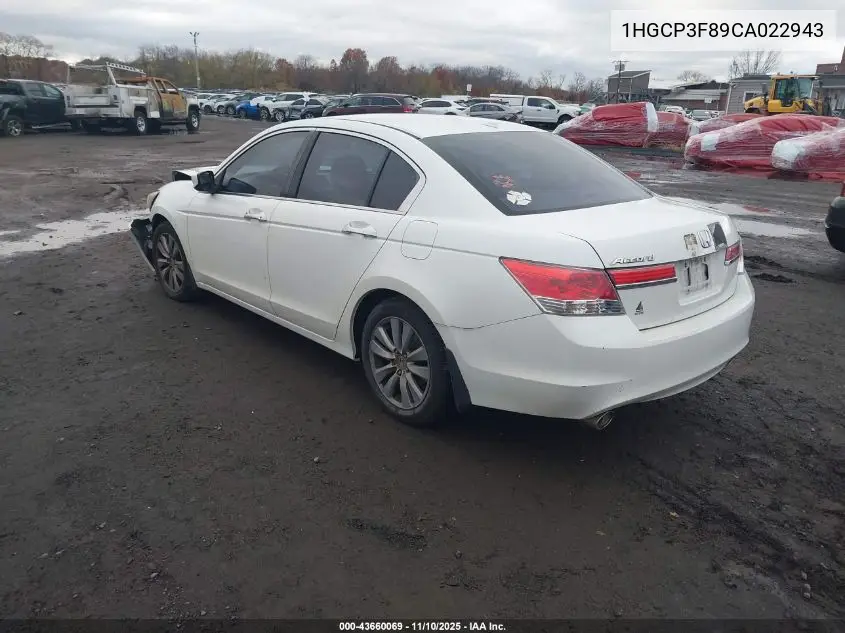 1HGCP3F89CA022943 2012 Honda Accord 3.5 Ex-L