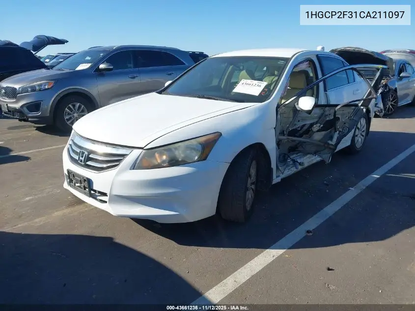 1HGCP2F31CA211097 2012 Honda Accord 2.4 Lx